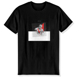 T-Shirt: Black Statue
